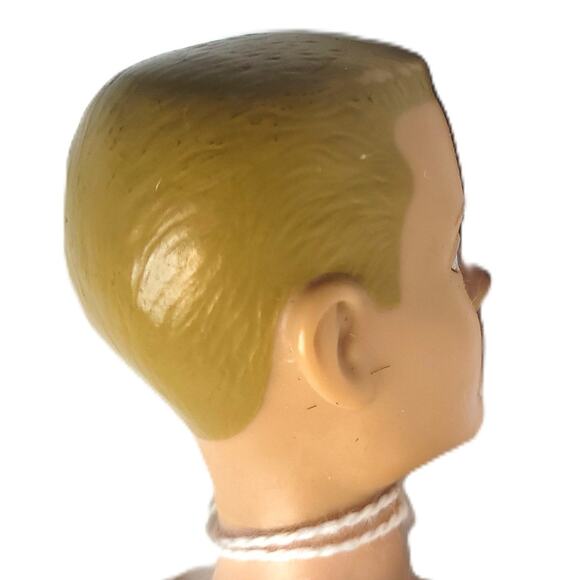 Vintage Early 1960's Straight Leg Ken With Blond Molded Hair - Picture 9 of 12